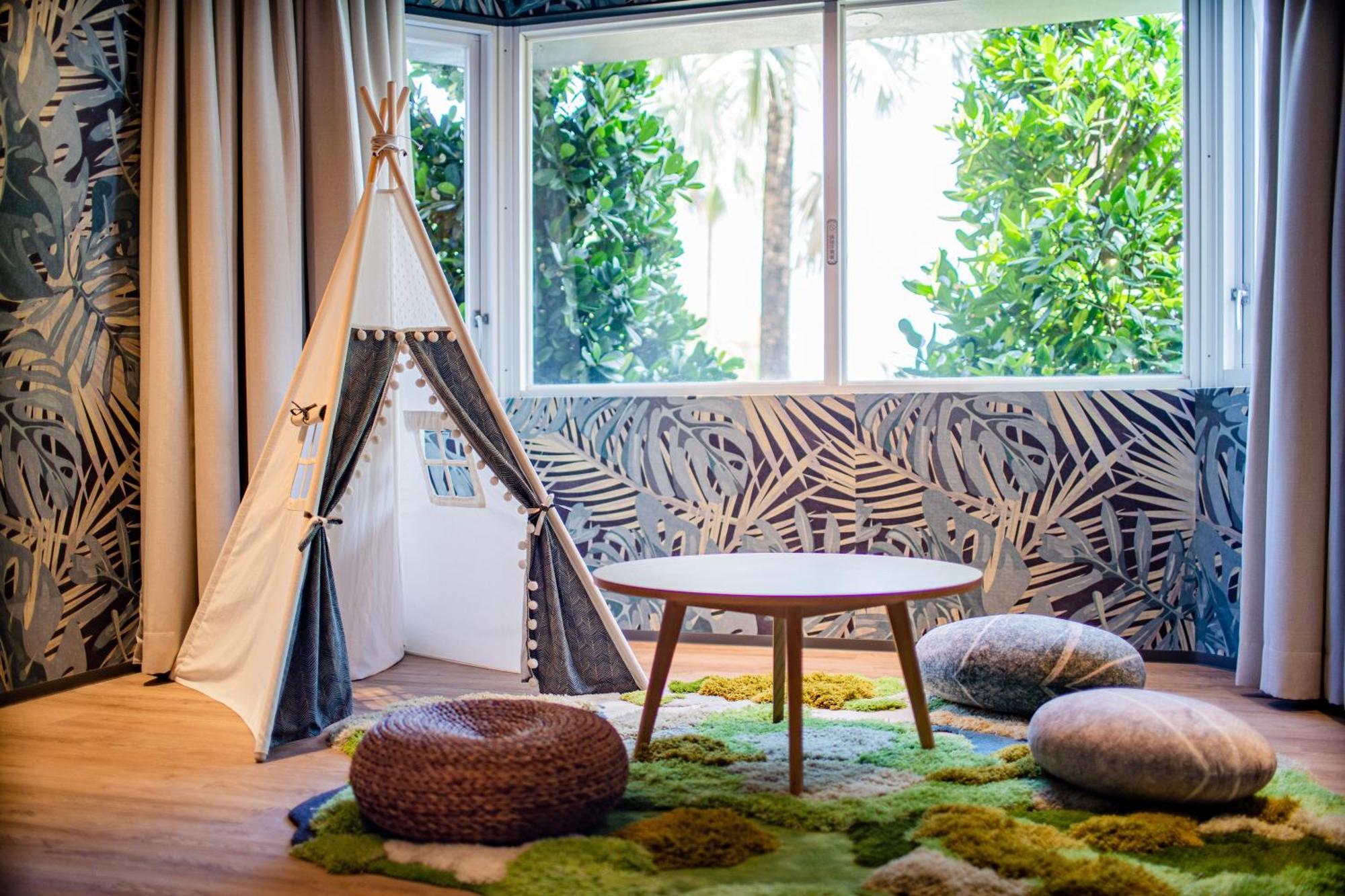 Hualien Farglory Hotel Yanliau Exteriér fotografie A teepee in a living room